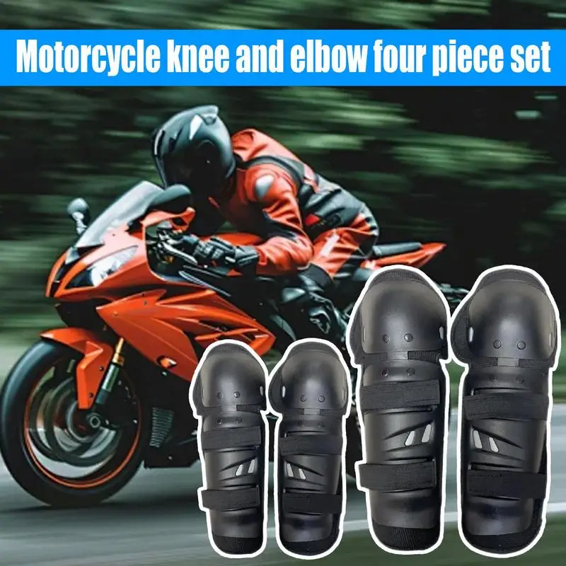 

Motorcycle Knee Pad Elbow Protective Combo Knee Protector Equipment Gear Outdoor Sport Motocross Knee Pad For Roller Skating