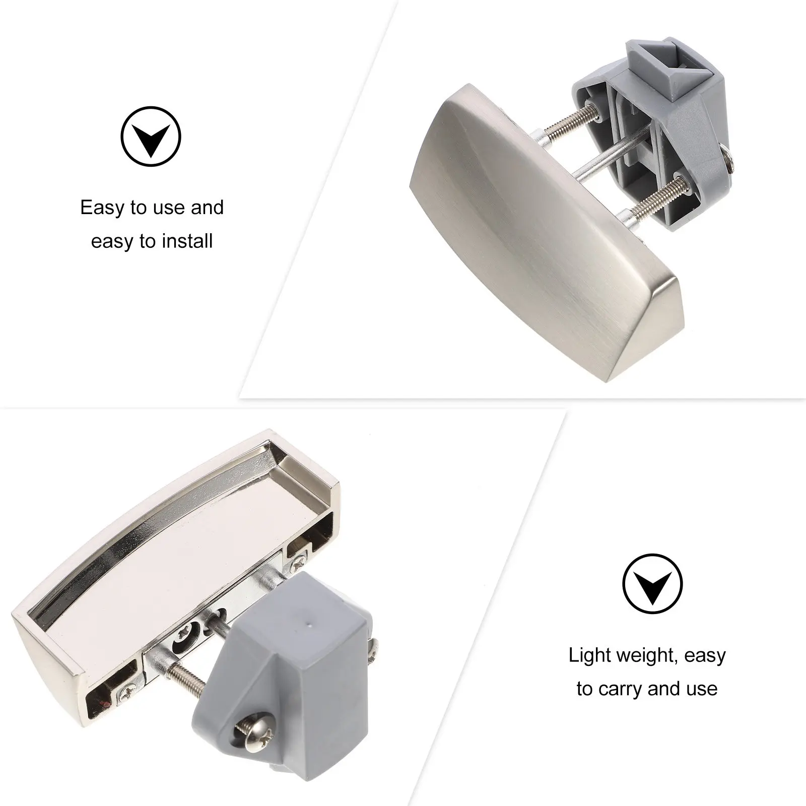 1Pcs Camper Lock Push Button Locks Cabinet Door Catch Lock Keyless Easy Installation Flexible Switch