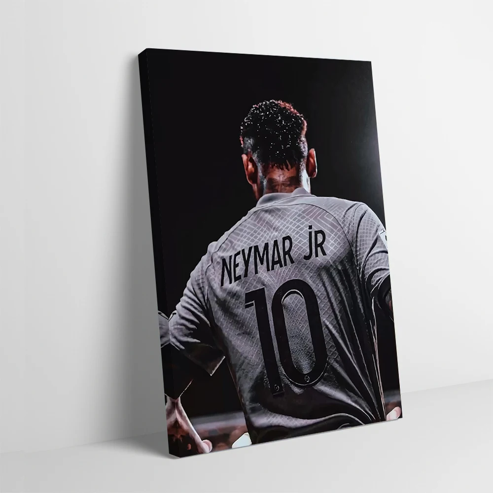 Neymar Jr. Jersey Number 10 Printing Poster Customizable Pictures Wall Art Canvas Painting Gift for Wand Deko Bedroom Decoration