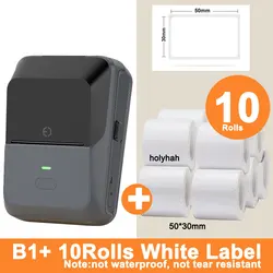 2025 New Holyhah P2 Handheld Small Portable Bluetooth Thermal Barcode Label Printer for Jewelry Price Tag Cable