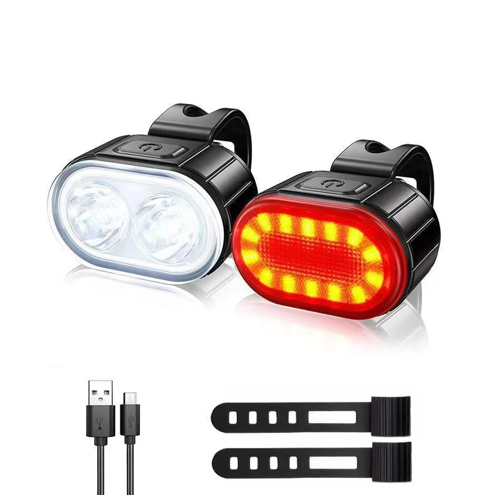 1000LM Fiets Led Front Light LED USB Oplaadbare Smart Sensor Achterlicht Waterdichte Heldere Zaklamp Veiligheid Fietsverlichting