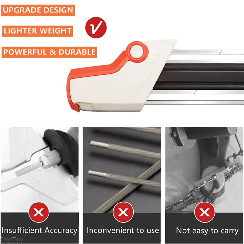 Hot Selling 4.8mm 2 IN 1 Easy-Use Chainsaw File Chain Sharpener Whetstone Kits For Stihl - Durable Sharpening Kit