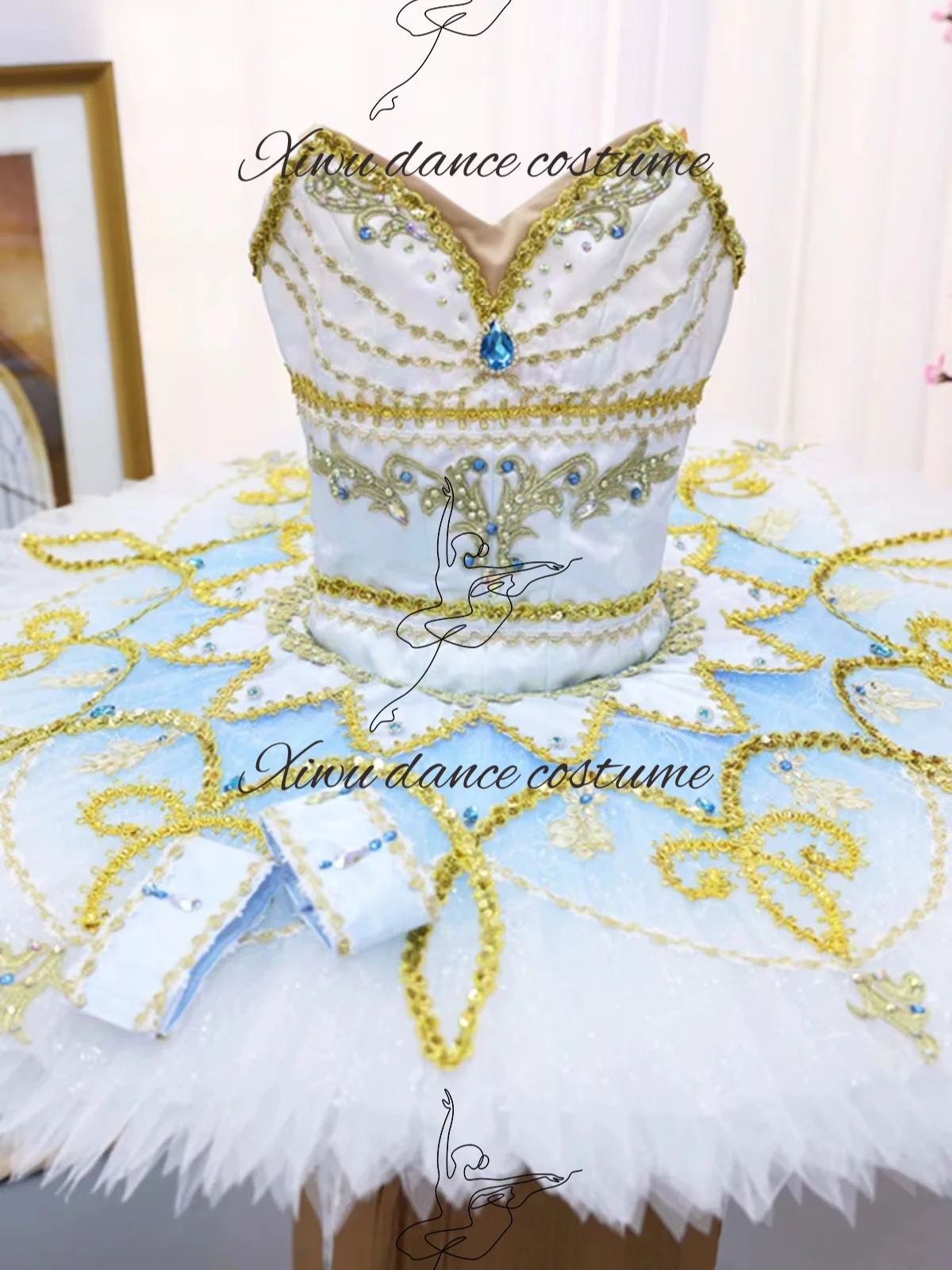 Professional high-quality custom-size ballet performance ballet costume high-end competition ballet dress