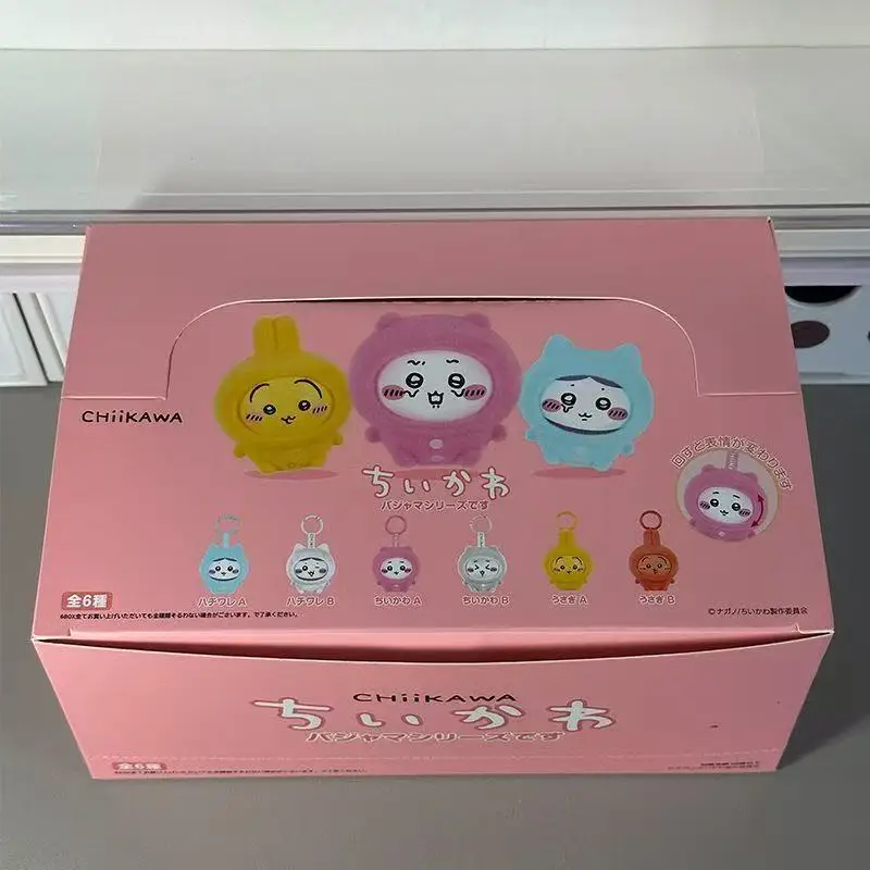 Chiikawa – série pyjama tendance, pendentif à changement de visage, figurine en vinyle, mignon Usagi Hachiware, jouet de haute qualité, cadeau d'anniversaire