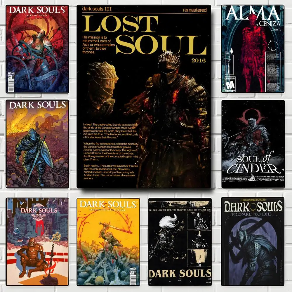 Game Dark Souls 3 Poster  Poster Print Wall Art Pictures Canvas Painting Living Room Bedroom Home Decor