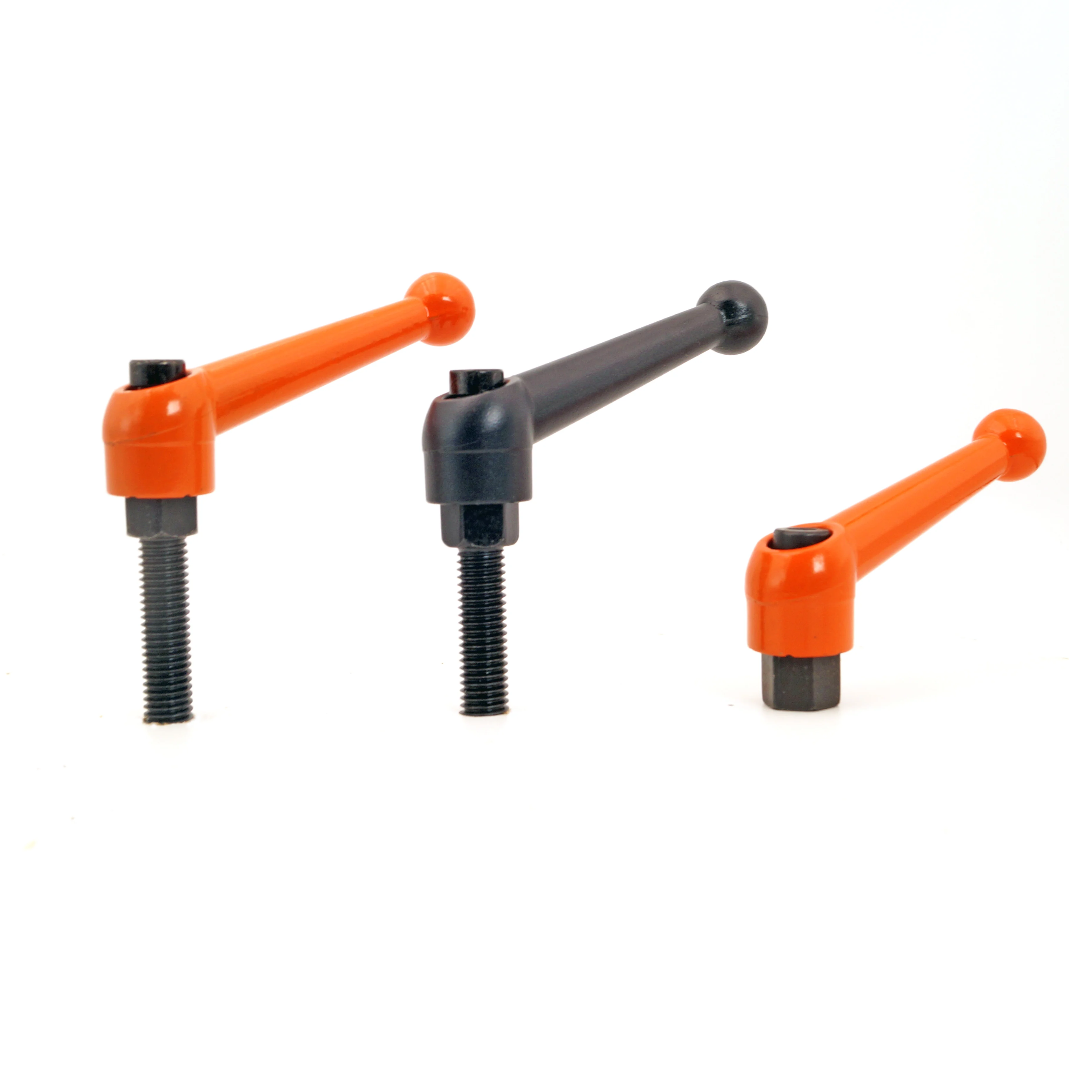 M10 Black Orange Solid Adjustable Handle Clamping Tension Lever Arm