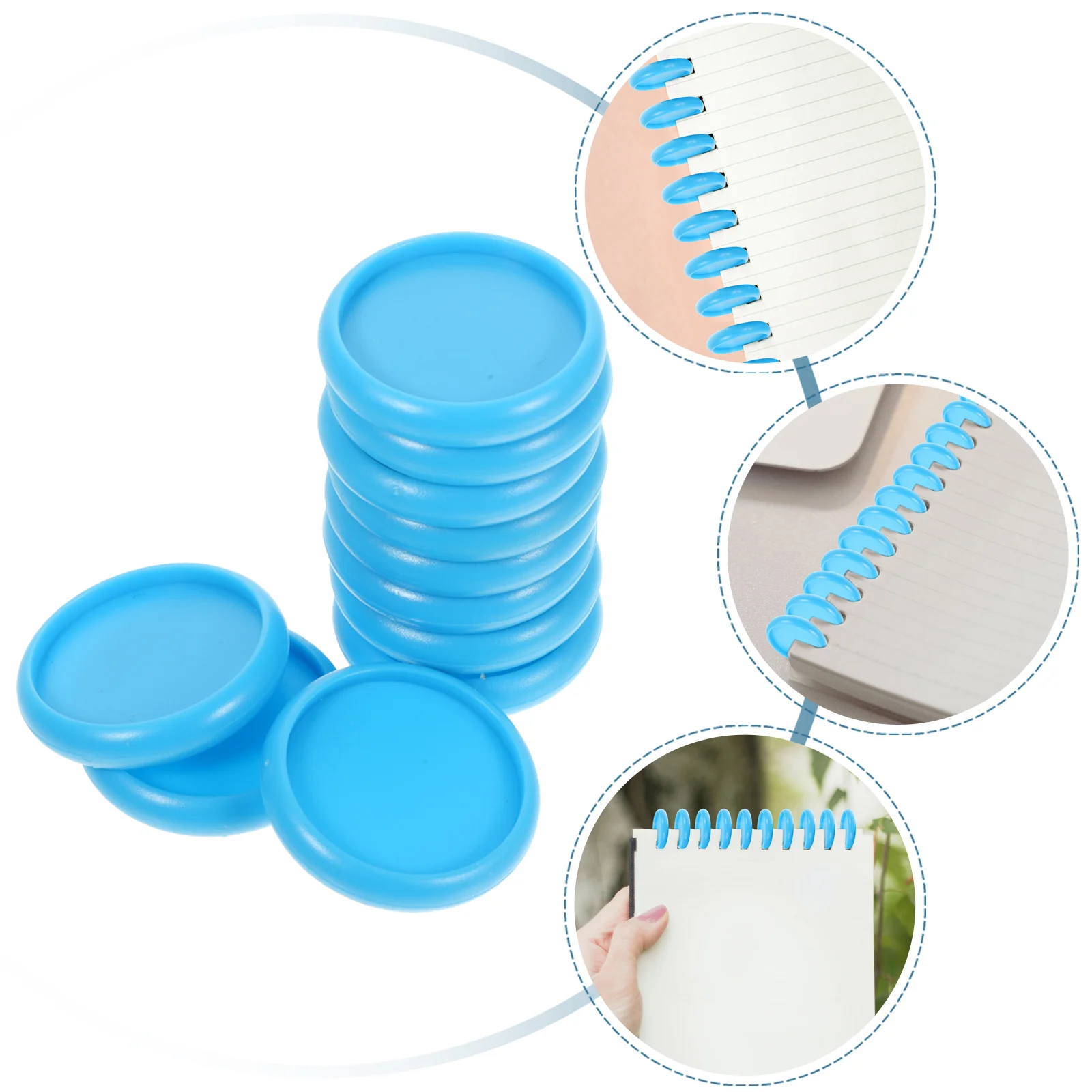 Mini Disc Rings Binder Buckle Note Book Discbound Expansion Discs CD Round Office Spiral Notebook