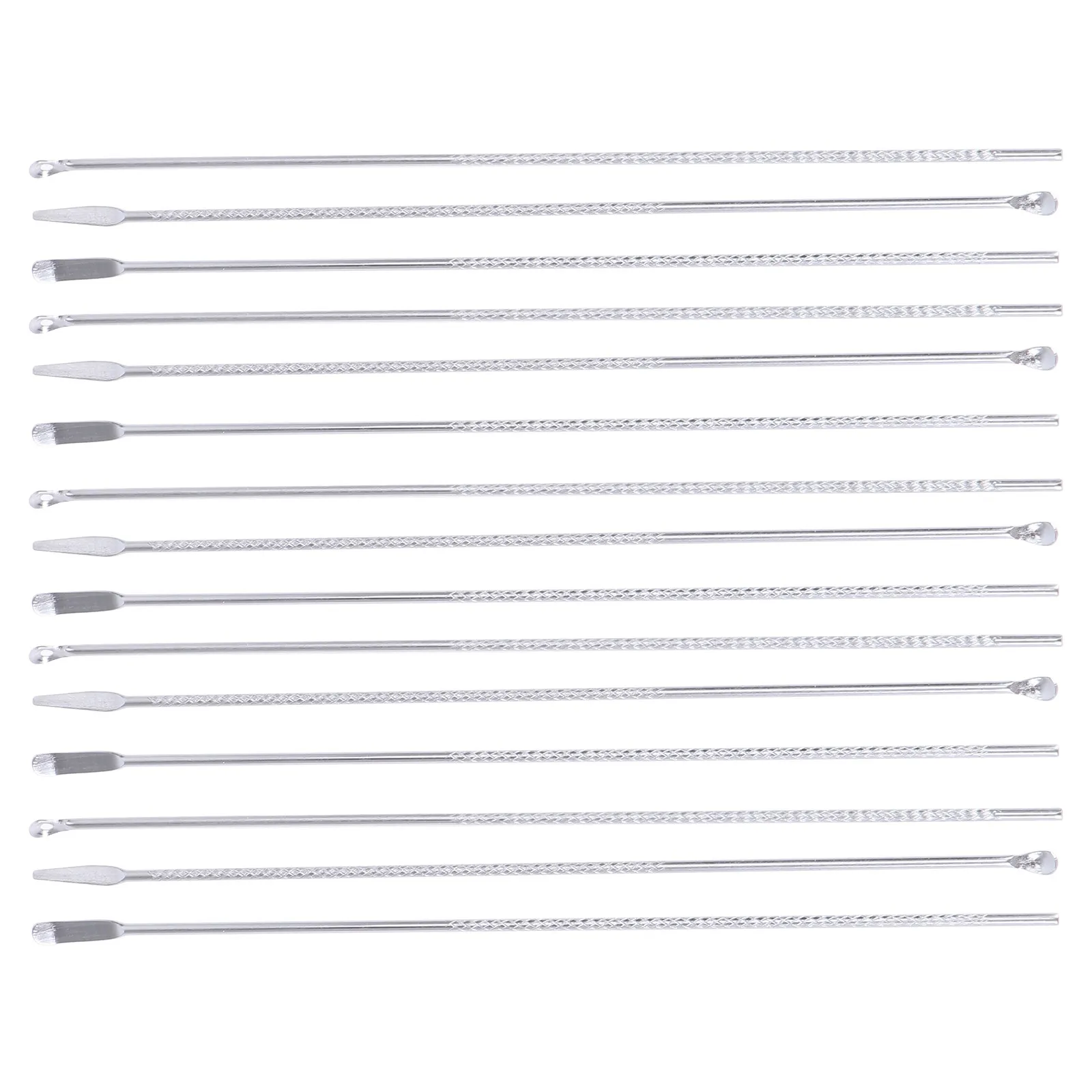15Pcs Stainless Steel Earwax Spoons Ear Cleaning Tools for Safe Gentle Ear Canal Massage and Itch Relief Household Earpick
