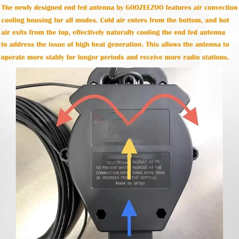 JYR8010-150W نهاية صالح نصف موجة هوائي لراديو لحم الخنزير 8 الفرقة 10 متر 12 متر 15 متر 17 متر 20 متر 30 متر 40 متر 80 متر هوائي سلك طويل #5