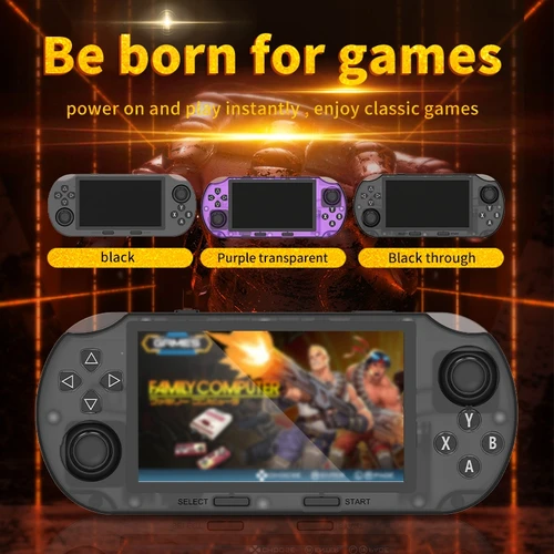 Imagen 1 del producto Consola de juegos inalámbrica portátil con pantalla IPS HD de 4,5 pulgadas SF3000HD con procesador de doble núcleo de 1,2G, reproductores de juegos portátiles con batería grande