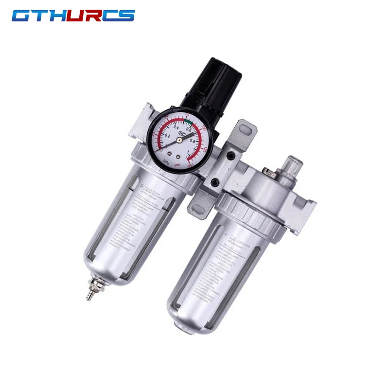 منظم فلتر ضاغط الهواء SFC200/300/400 فاصلات المياه الزيتية فخ تصفية BSP ضواغط الهواء أجزاء هوائية #4