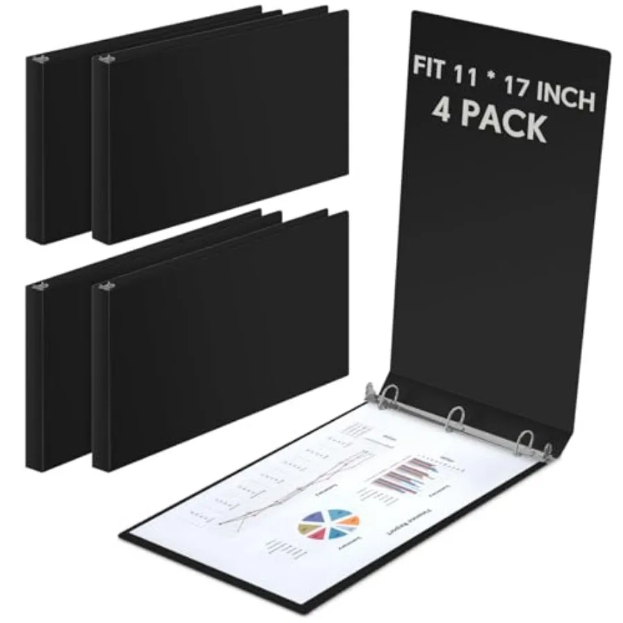 

Pcs x 7 Ring Binders Rings Heavy Duty View Plastic Flexible D Ring Binders Economy Holds " x 7" Paper for Artwork prints Office