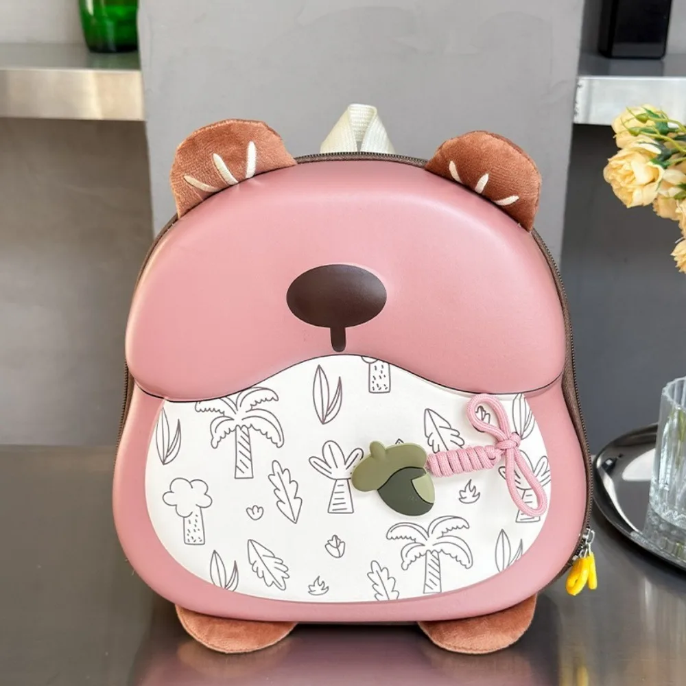Bear Children's School Bag Oxford Make a Sound Cartoon Kids Backpacks Wear-resistant Large Capacity Toddler Daycare Bag Gift