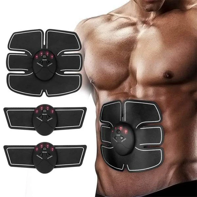 NEW-EMS Wireless Muscle Trainer Smart Fitness Abdominal Training Electric Weight Loss Stickers Body Slimming Massager