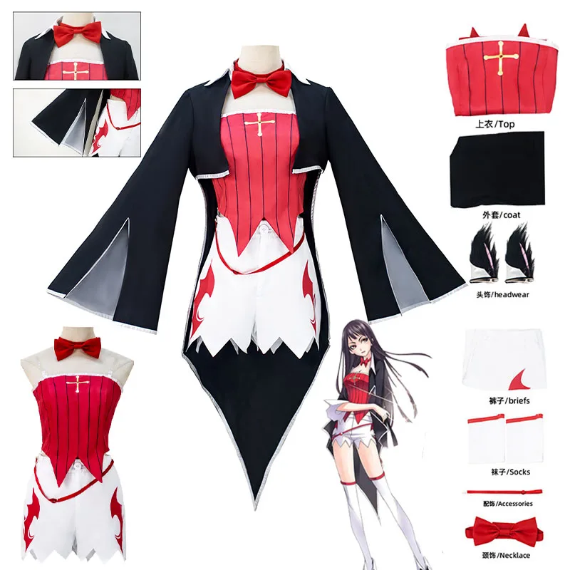 

WHH Anime Soul ‌Zhu Diana cosplay Land Top Coat Sock Accessories women role play Halloween Party OR Convention Restor