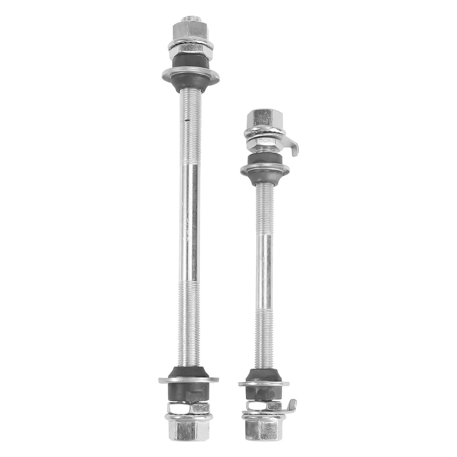 

2pcs Quick Release Solid Axle Hub Wheel Front Rear Iron Spindle Shaft for Road Mountain Bikes Precision Machining