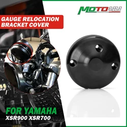 For YAMAHA XSR700 XSR900 XSR 700 Retro Motorcycle Gauge Relocation Bracket Cover Aluminum Bottom Decorative Cap