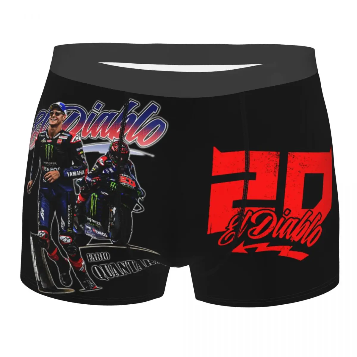 Custom Fabio Quartararo Boxers Shorts Mens Briefs Underwear Novelty Underpants