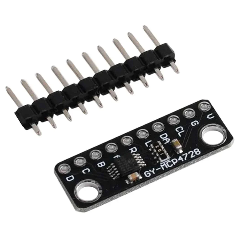 MCP4728 12-Bit DAC Module GY-MCP4728 I2C Digital to Analog Converter Breakout Board for Arduino Raspberry Pi