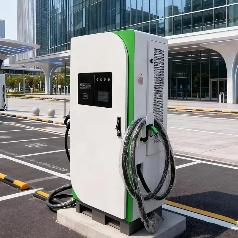 AC DC Car Charging Station 20KW 30KW Intelligent EV Charger Portable Electric Car Wifi APP Charging Wallbox Post