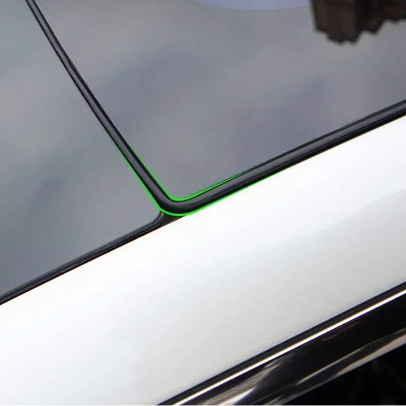 Per Tesla Modello 3/Y Parabrezza Tetto Parabrezza Riduzione del rumore Riduzione del rumore Kit di guarnizioni Tetto apribile Anello di tenuta in vetro Striscia Ricambi auto