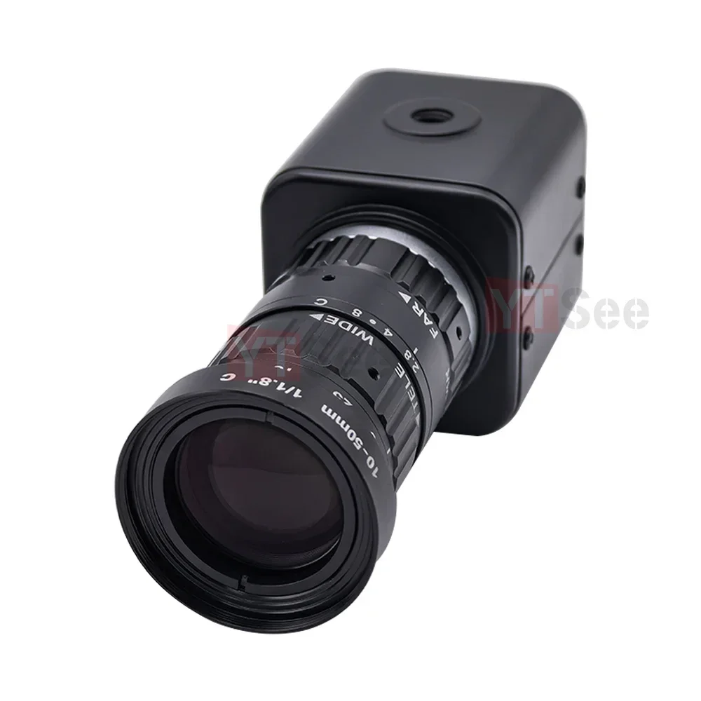 HD 1080P60FPS 3G-SDI/CVBS Output Camera 10-50mm Zoom Lens Night Vision Low Latency Industrial Cameras CCTV Security System 6