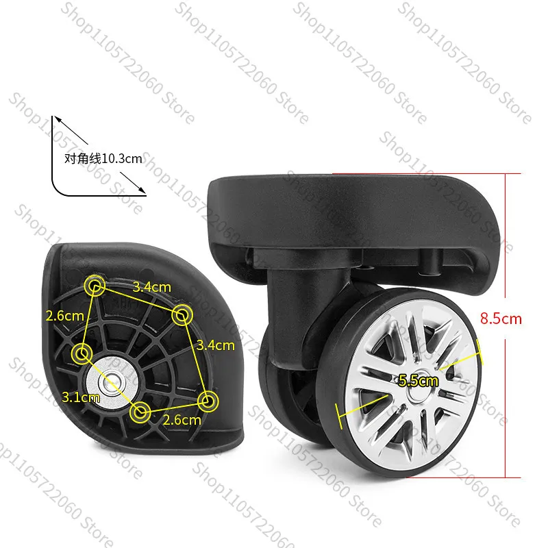 For Luggage Sliding Roller, Silent and Wear-resistant, Hongri A-72 Universal Wheel Accessories, Wheel W235#