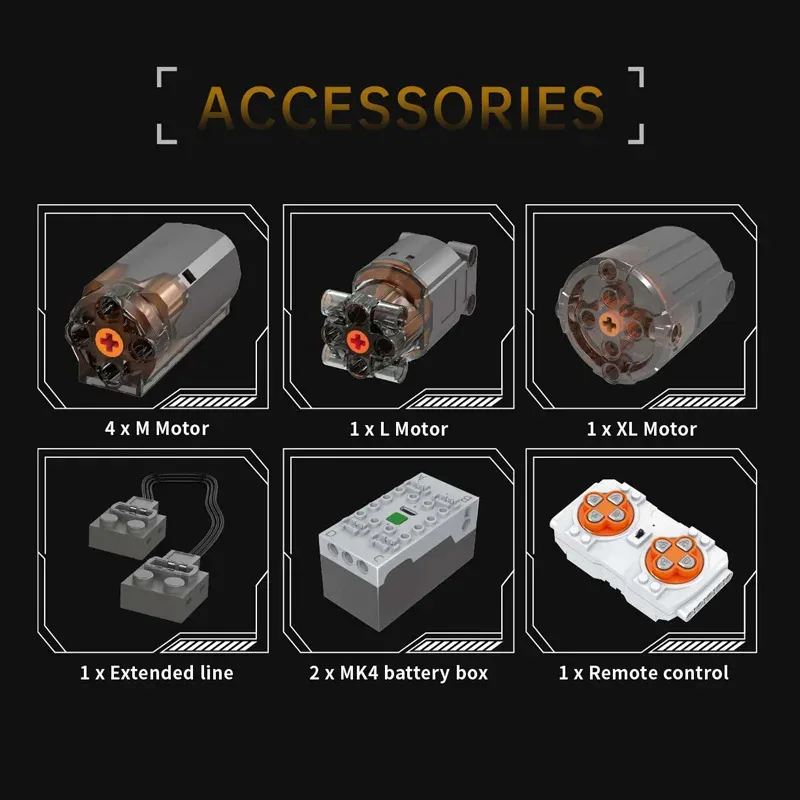 Nowy RC Mechaniczny Koparka Techniczna DIY Mould King 13112S Model Koparki Klocki Konstrukcyjne Zestaw Zabawek dla Dorosłych i Dzieci na Prezent