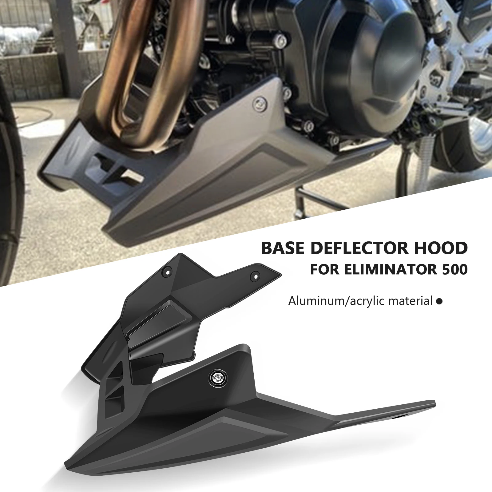 

For Eliminator 500 ELIMINATOR 500 Motorcycle Accessories Engine Chassis Protection cover Guard Bottom deflector Protection