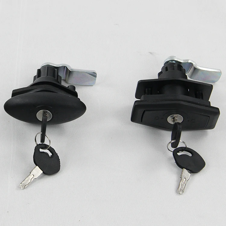 Caravan Accessories Compact RV Lock Nylon Plastic Cabin Door Lock Hatch Cabin Lock for Motorhome Trailer Camping