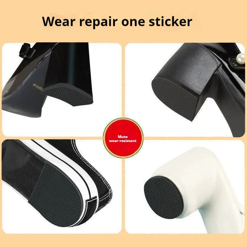 1roll Thick Anti-slip Mute Shoe Sole Patches for Repairing Holes Protecting Soles Suitable for High Heels and Sports Shoes image 6