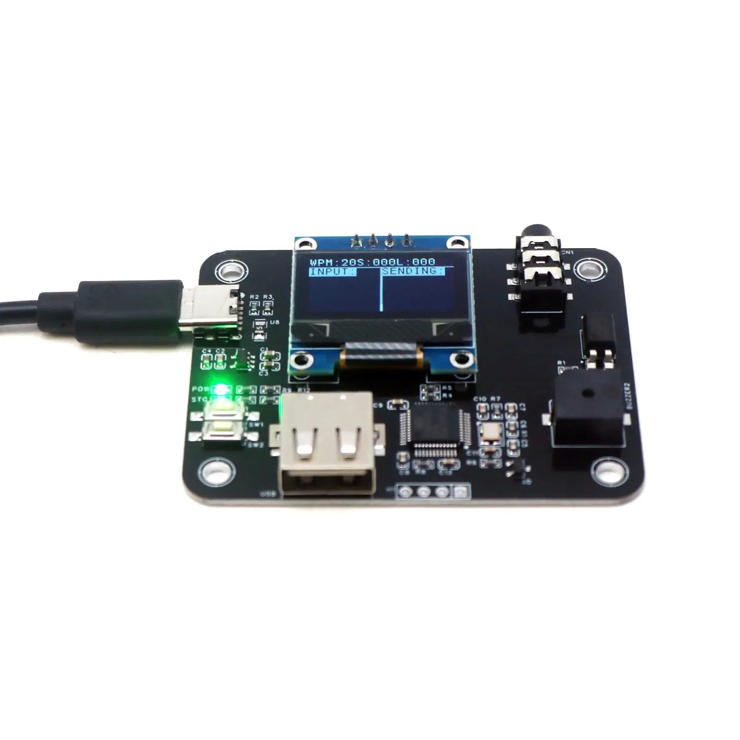 CW Electronic Key Controller CW Keyboard Morse Code Signal Sending Tool For USB PC Keyboard Ham Radio Amateur Transmission
