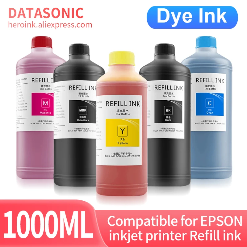 

Красящие чернила 1000 мл для принтера Epson T6941 T6942 T6943 T6944 T6945 Surecolor T3200 T5200 T7200 T3270 T5270 T7270 T3000 T5000 T7000