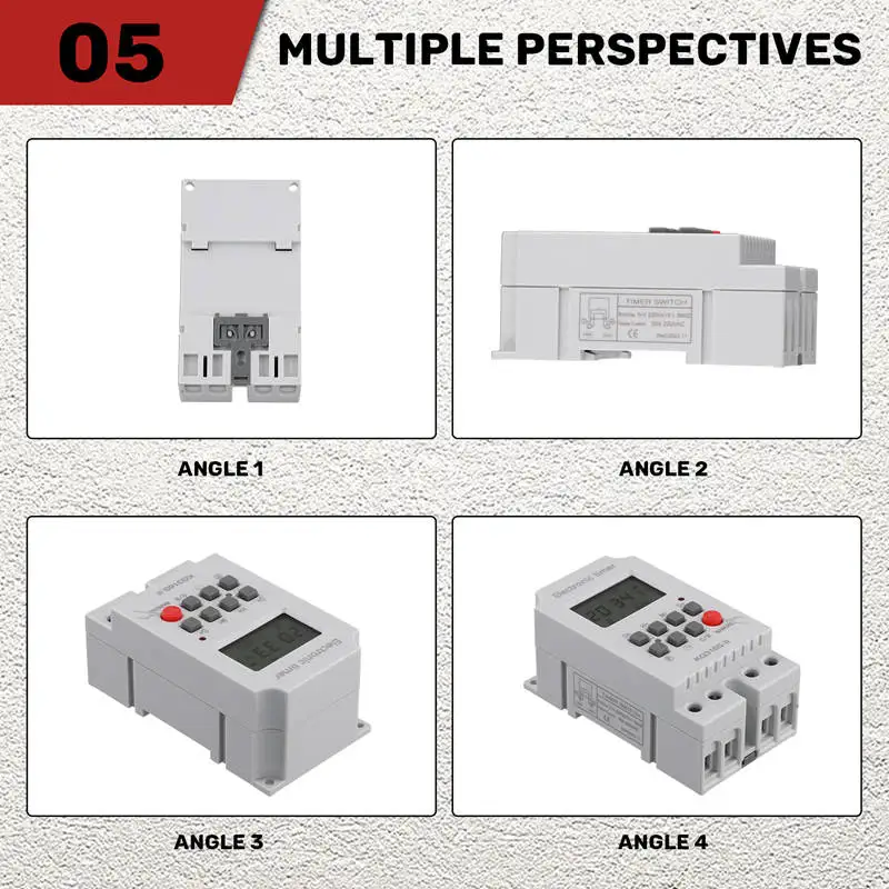 KG316S-II Time Control Switch Automatic Digital Time Switch Relay Electronic Week Timer Time Control Programmable Timer