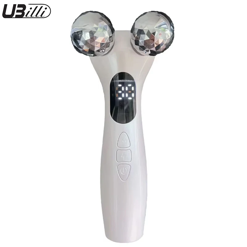 

UBilli Face Lift Device 4D Roller Facial Massager V-Face Slimmer Skin Tightening Double Chin Remover Eye Care Vibration Massager