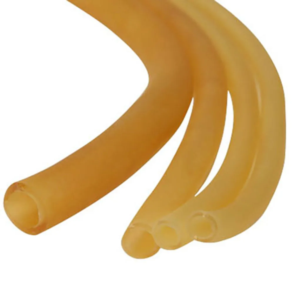 1-3M Yellow Latex Hose Highly Elastic Rubber Tube Compression Vein Tourniquet Elastic Cord 2-17mm Medical Tube Outdoor Slingshot
