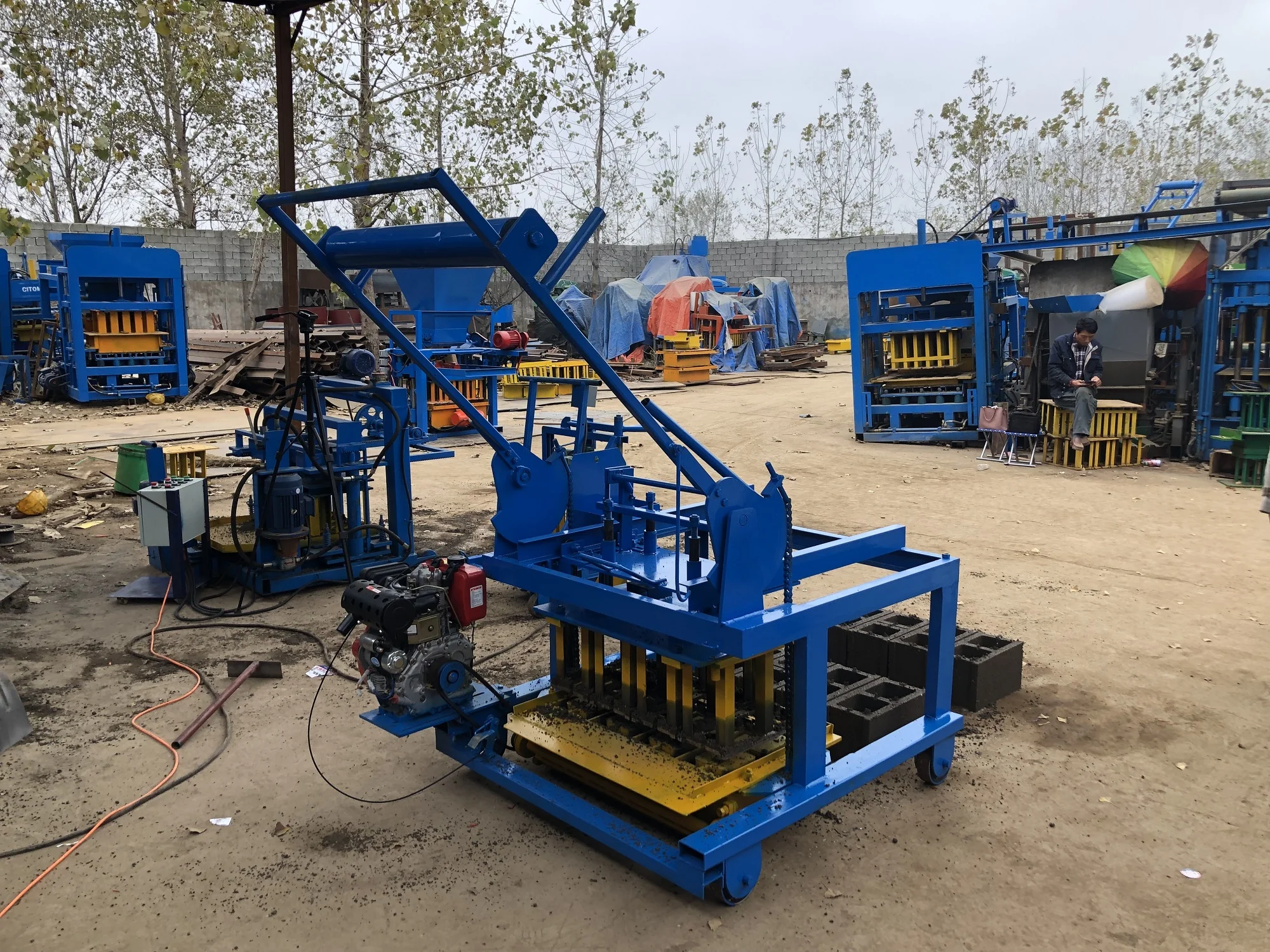 QTM4-40 Concrete Brick Laying  - đánh giá và giá Soap Making Machine