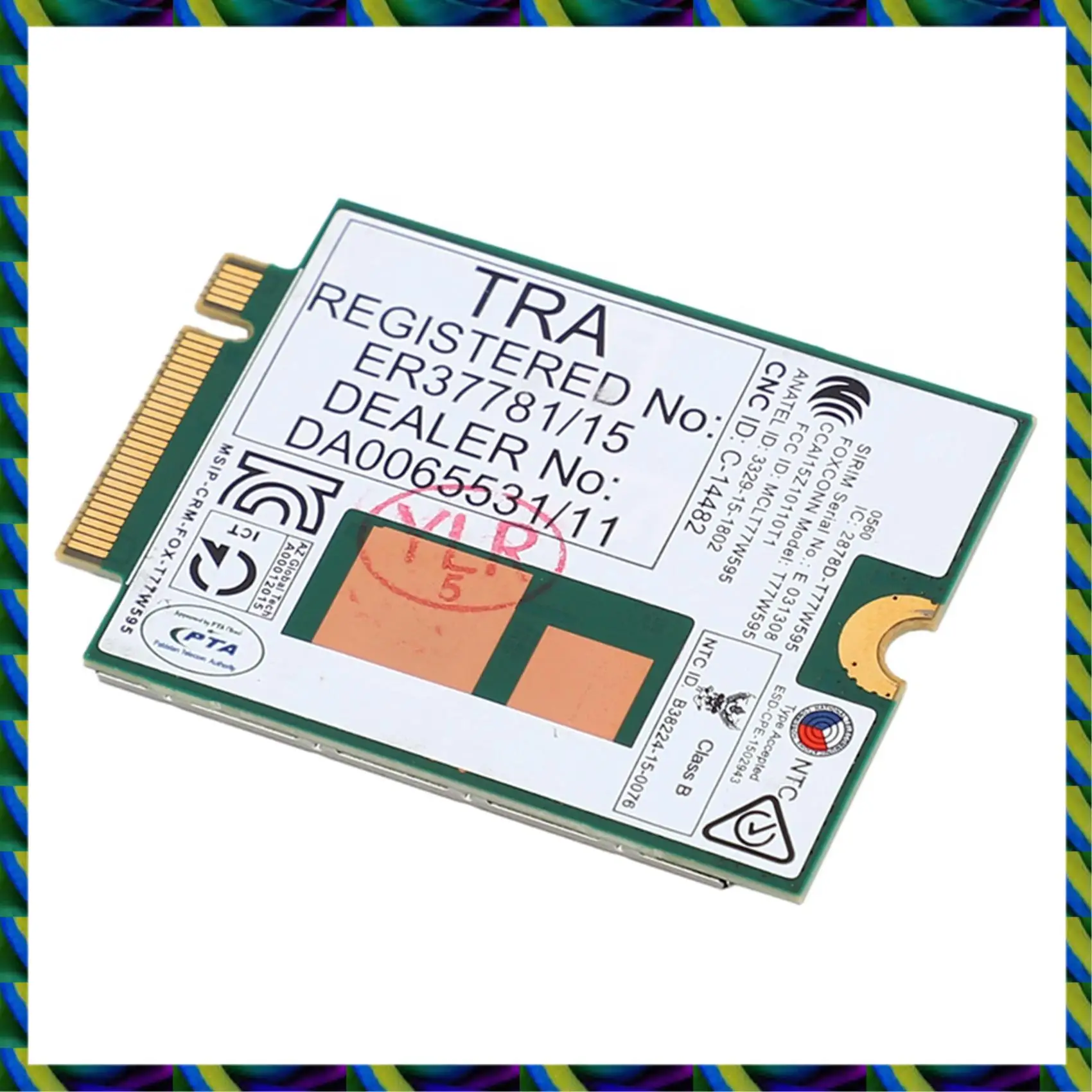 يوميا 2X Lt4120 X5 LTE T77W595 796928-001 4G WWAN M.2 150Mbps LTE مودم ل HP Elite X2 840 850 G3 640 650 645 G2 أخضر