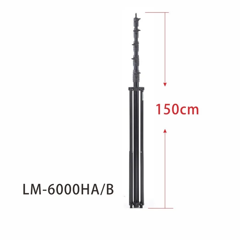 【2026】 6M Heavy Duty Portable Adjustable Video Light Stand 5-Section DSLR Tripod Camera For Outdoor Photography
