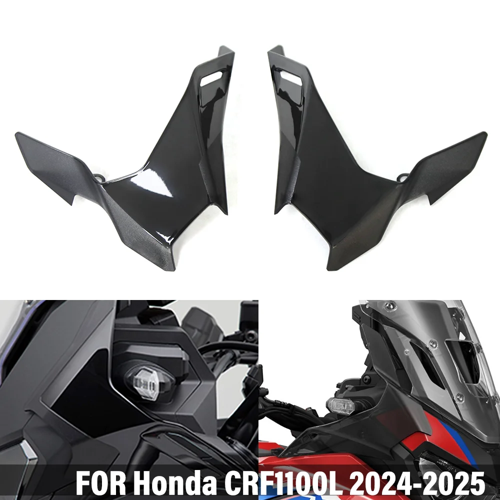 

Motorcycle Upper Deflector For Honda CRF1100L CRF 1100L CRF1100 LAfrica Twin 2024-2025 Front Wind Side Windshield Windscreen
