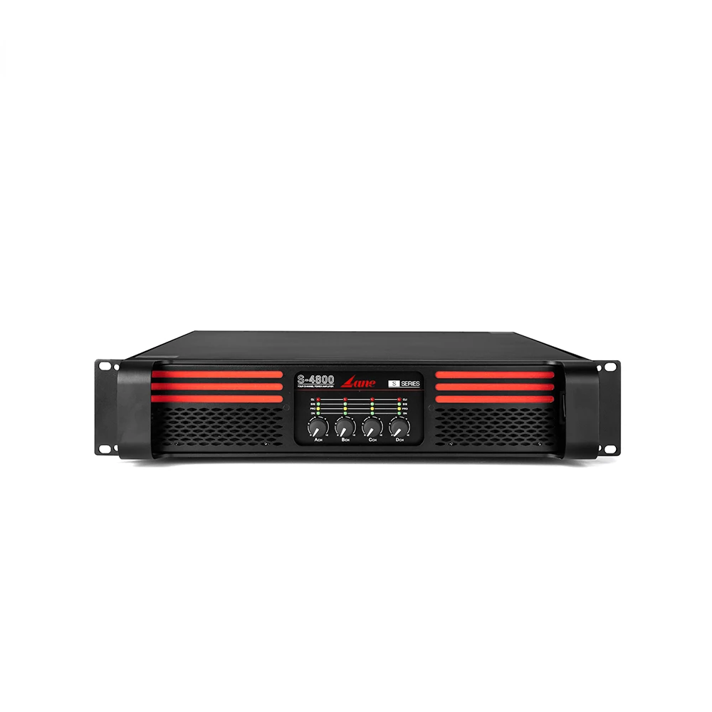 

Lane S-4800 New Product Professional Dj Karaoke Super High Pa 4-Channel Audio Sound Standard 2U Modul Power Amplifier