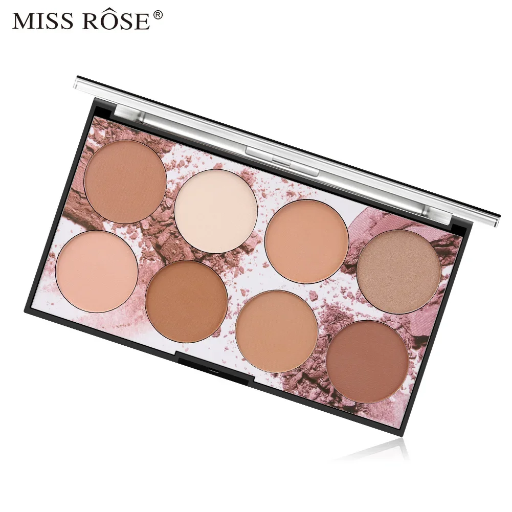 Miss Rose 8 Color Long Lasting Fixing Makeup Oil Control Mineral Pigment Powder Waterproof Skin Correcting Concealer Face Powder