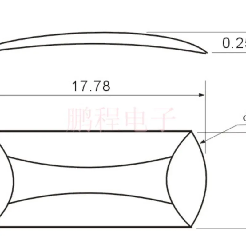 10pcs KT-010 Dotted rectangular pot slices Metal shrapnel Reset membrane switch Micro-touch 18*9