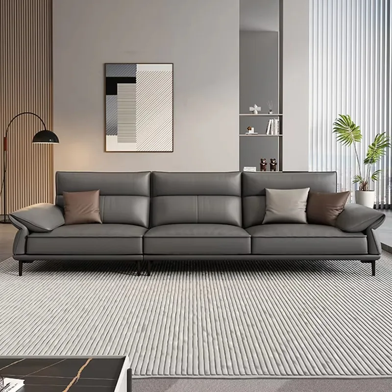 Modern Three-Seat Office Sofa for Home School Hotels & Villas Furniture for Office Buildings & Living Room Use