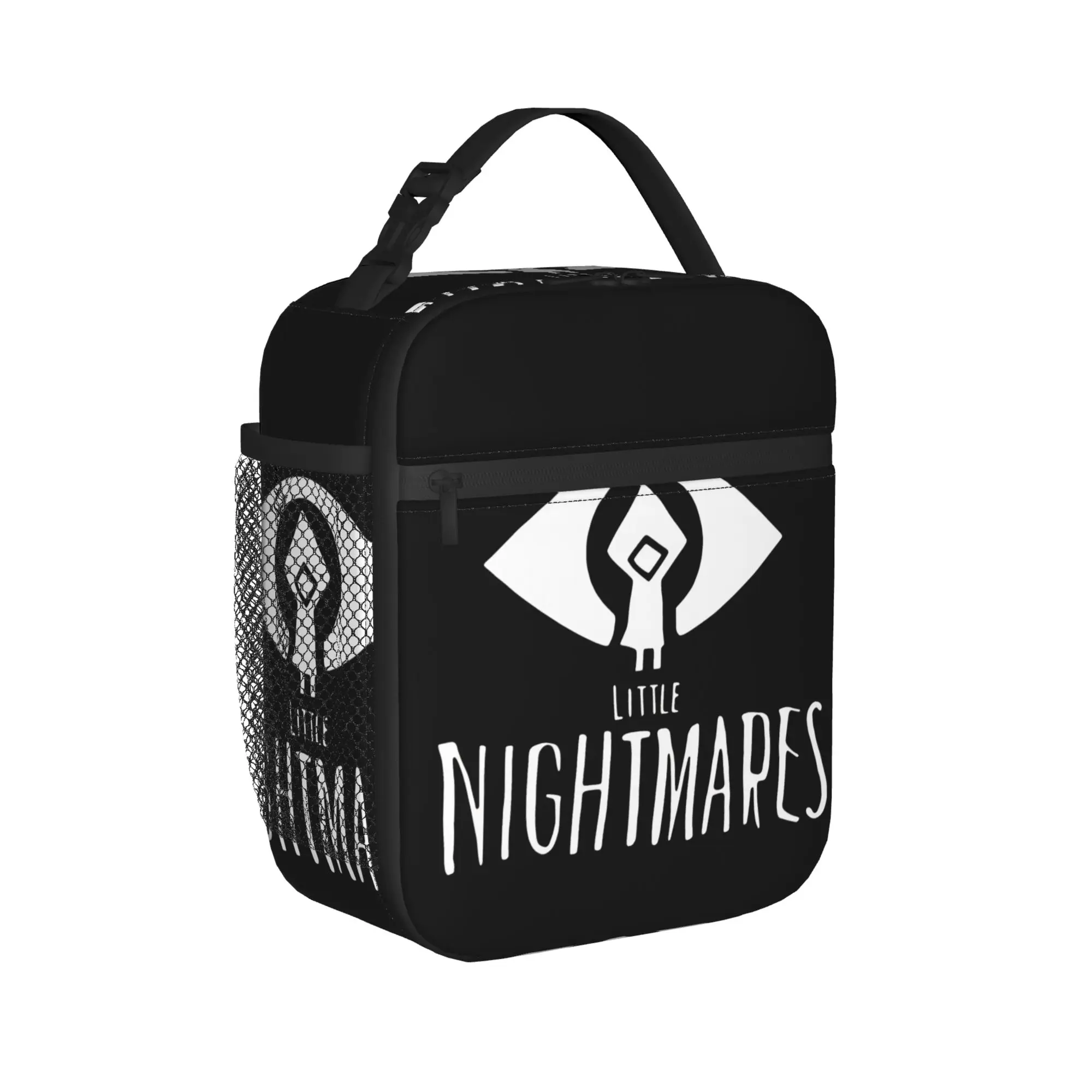 Little Nightmares 8160851 Insulated Lunch Bags Cooler Bag Reusable,Meal Container Video Game Portable Lunch Box Tote Bento Pouch