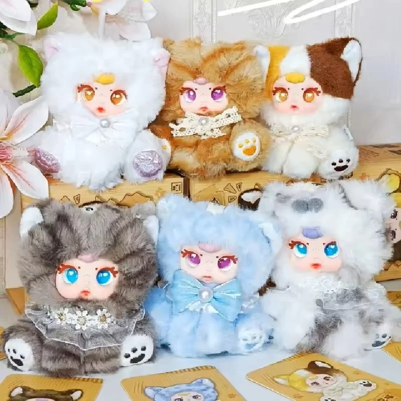 جديد مم الحليب الحلوى شقي القط صندوق أعمى تمثال رائعتين ألعاب من نسيج مخملي حقيبة سحر زخرفة الزخرفية لهدية عيد الحب