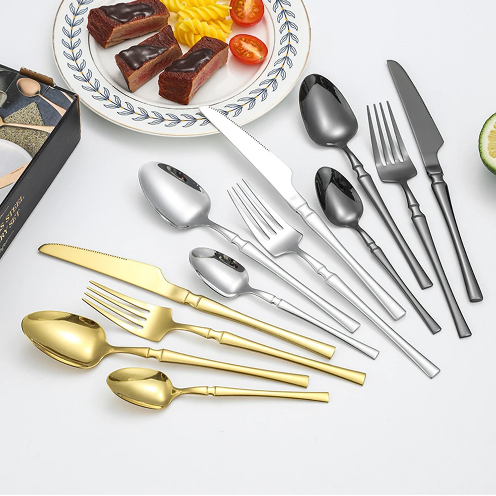 set-di-posate-in-acciaio-inossidabile-da-18-24-pezzi-posate-dorate-cucchiaio-forchetta-coltello-posate-occidentali-articoli-per-la-tavola