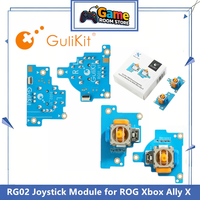 GuliKit RG02 Joystick Module for ROG Xbox Ally / Ally X TMR Electromagnetic Joystick Module Gaming Controller Accessories