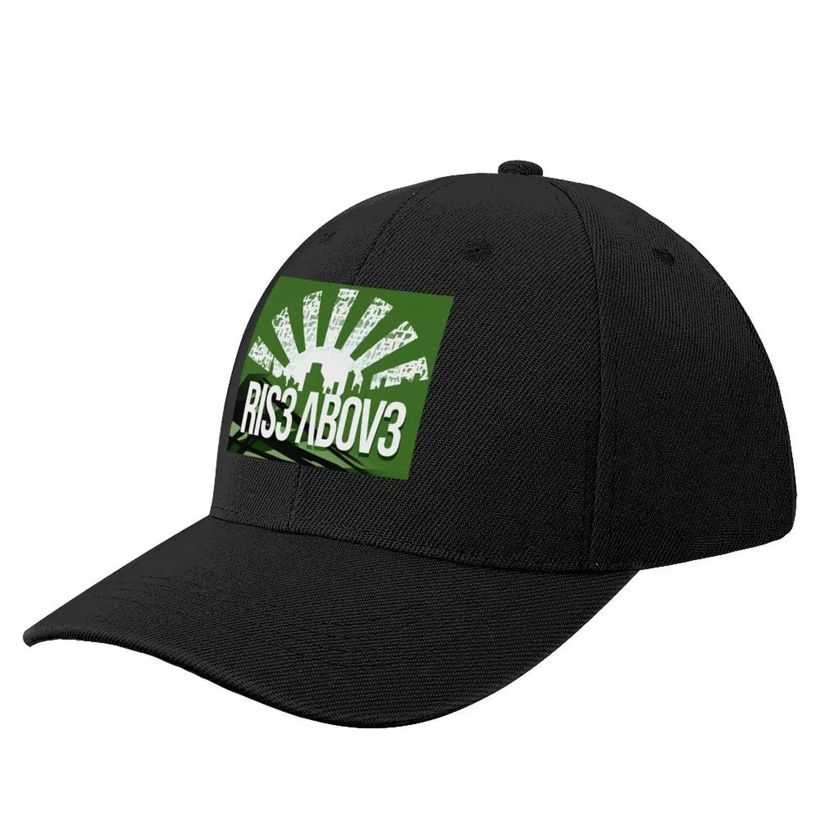 

Rise Above Logo Green Baseball Cap Snapback Cap hard hat tea Hat Caps Women Men's