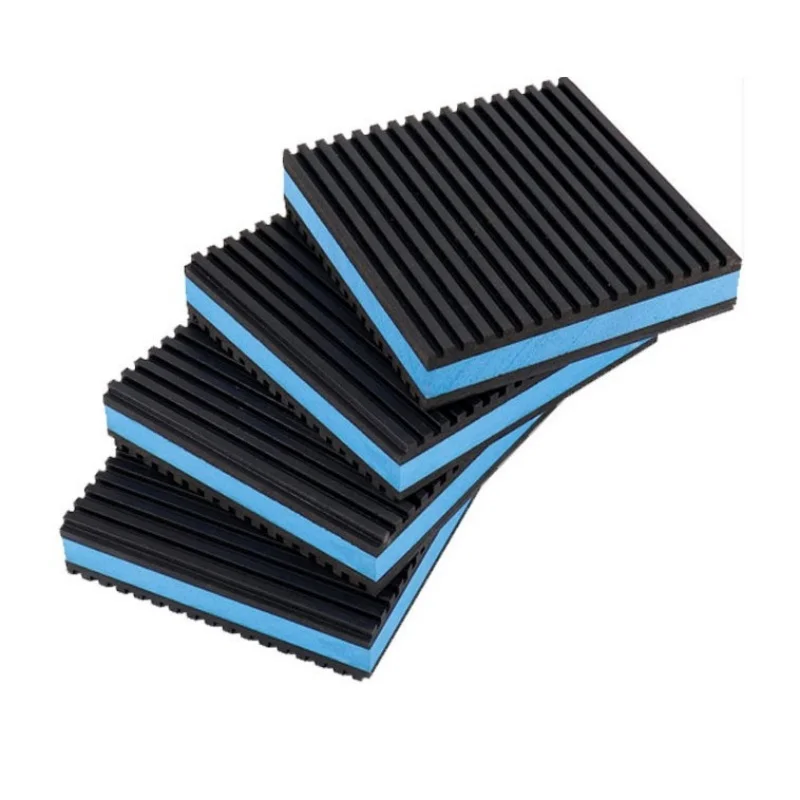 4PCS Height Ribbed Rubber Isolation Pads EVA Shock-Absorbing Buffer Pads Anti Vibration Mats for Air Conditioner Parts